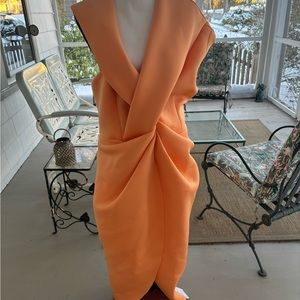 ASOS orange gown